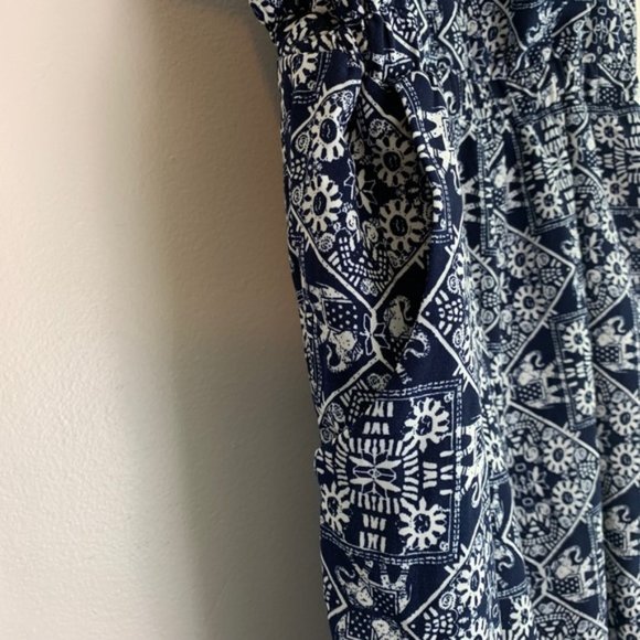 Love Tree Tribal Elephant Print Romper - Picture 3 of 6